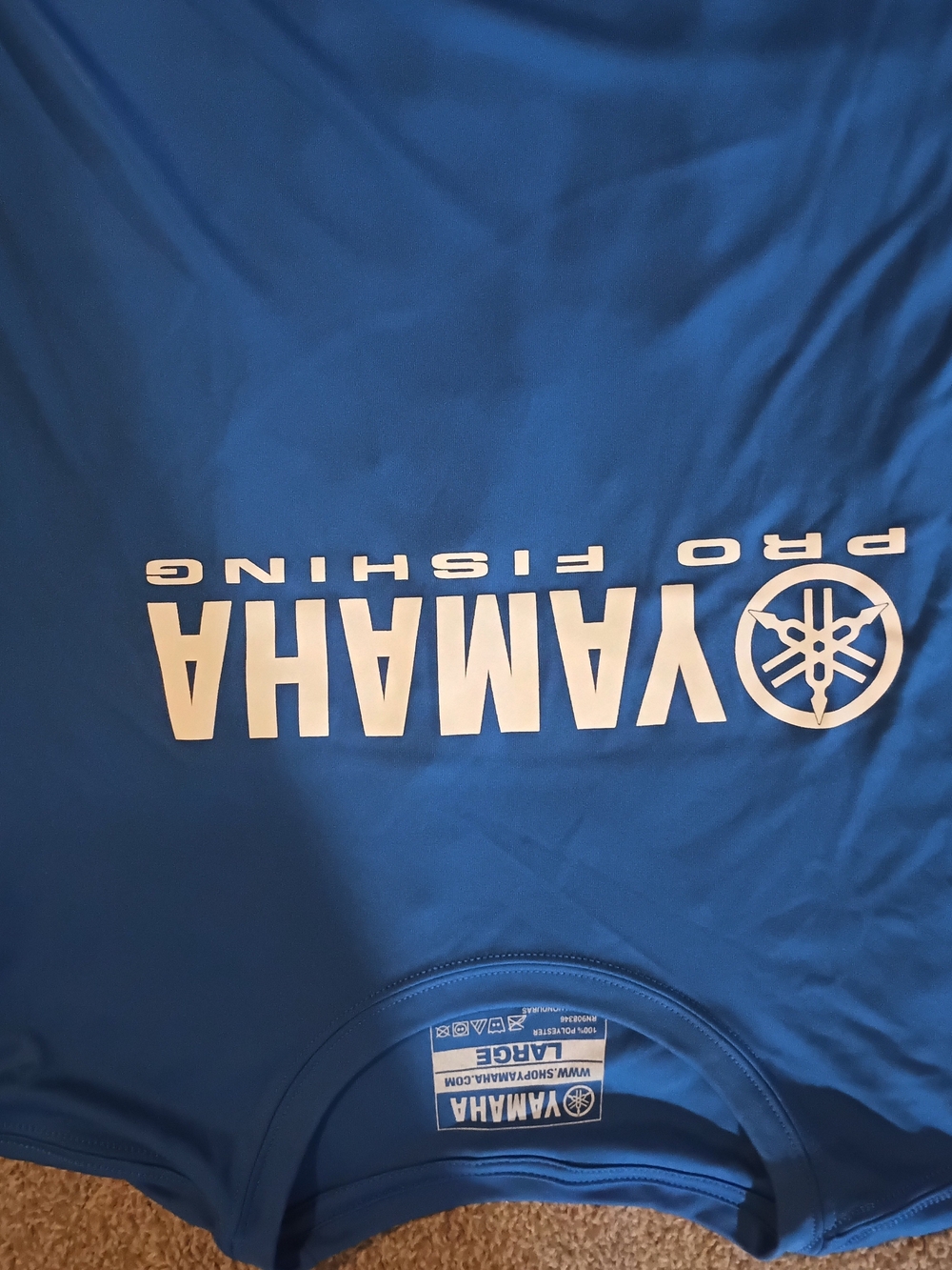 Yamaha Pro Fishing Blue Logo Tee
